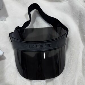 All black Dior visor